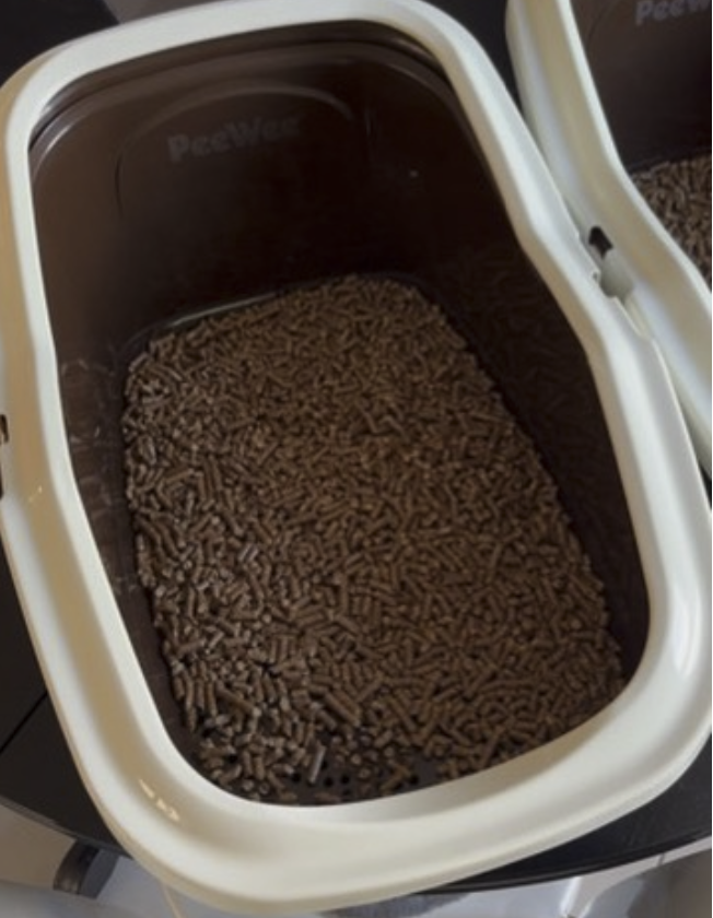 Litière à tamis et pellets de bois testée à l'élevage